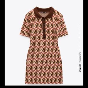 Zara Jacquard Dress